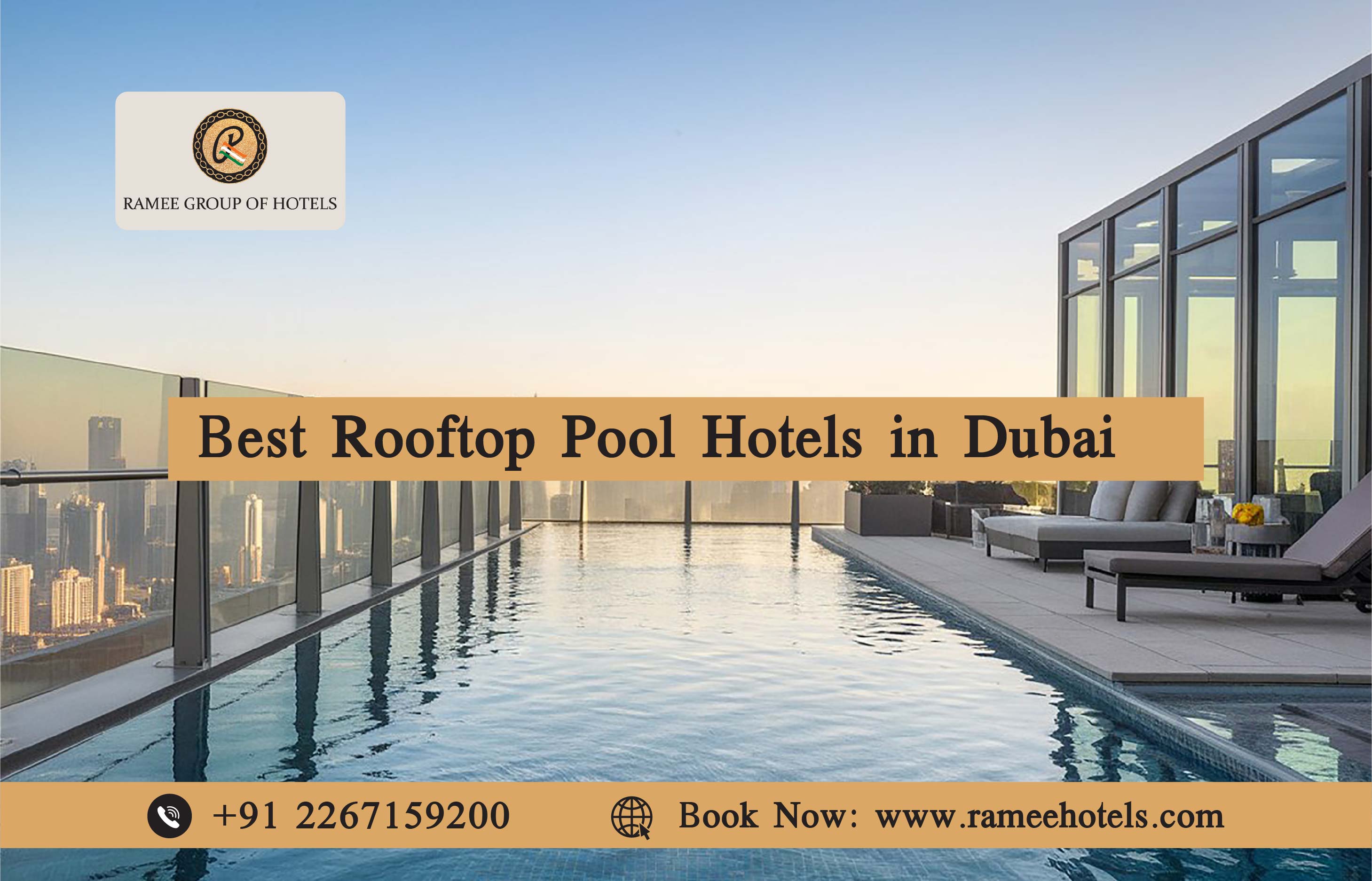 Best Rooftop Pool Hotels in Dubai – Luxury Sky-High Experiences with Ramee Hotels